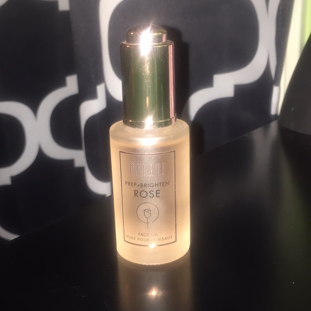 Milani prep and brighten rose face oil